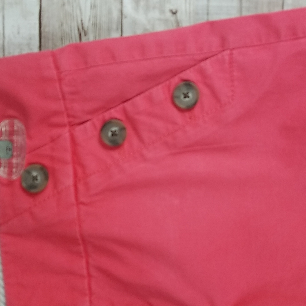 Loft, 0244, Coral orange shorts, size 00 - Picture 2 of 7